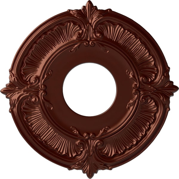 Ekena Millwork Attica Ceiling Medallion (Fits Canopies up to 3 1/2"), 12 3/4"OD x 4"ID x 1/2"P, Antique Copper CM12ATACS - main